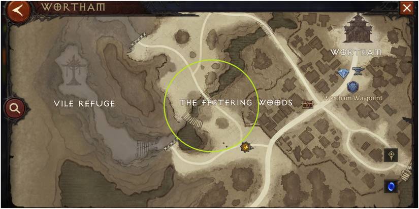 Diablo Immortal Best Place To Farm On The Wortham Map