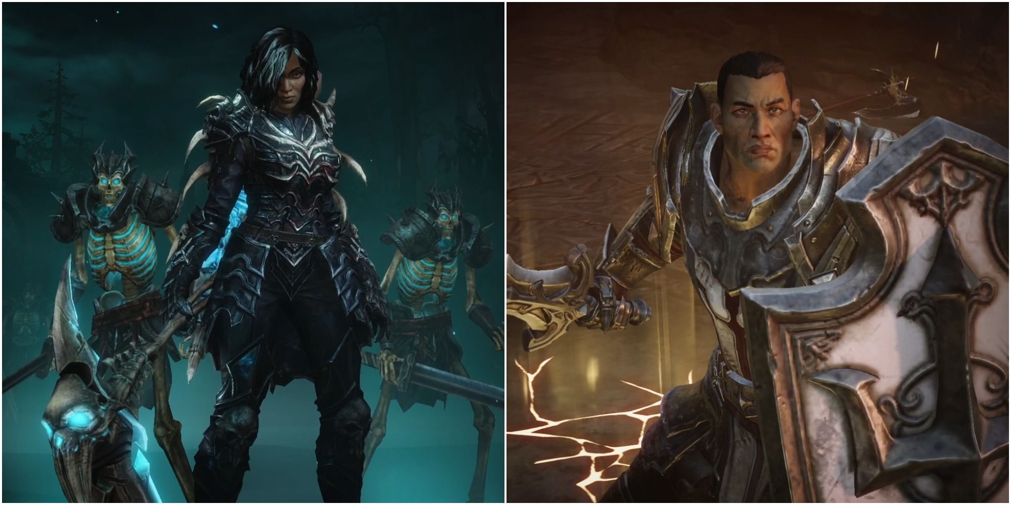 Diablo Immortal Class Tier Collage Necromancer And Crusader