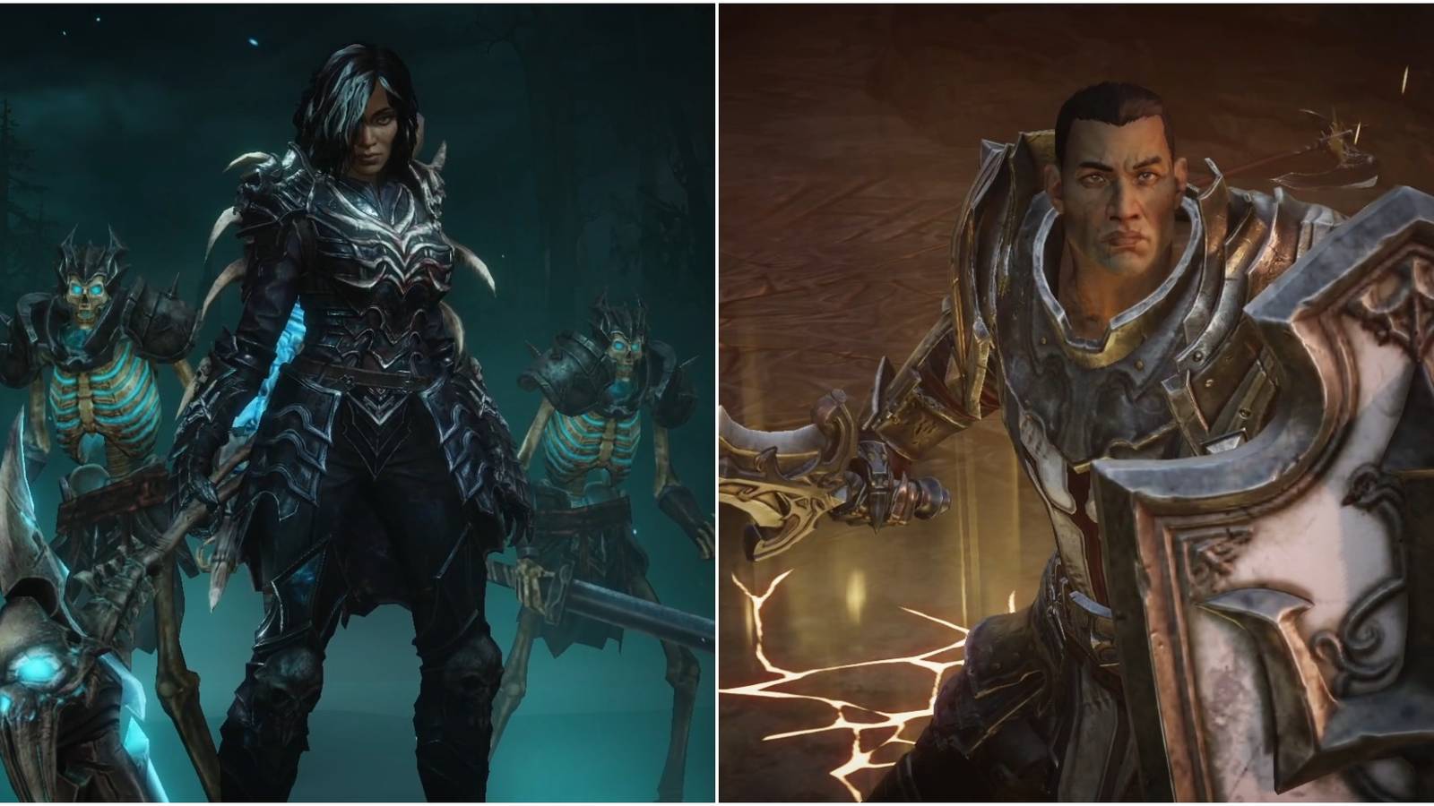 Diablo Immortal Class Tier Collage Necromancer And Crusader