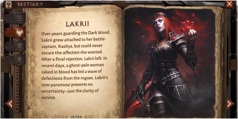 Diablo Immortal Complete Bestiary Entry For Lakrii