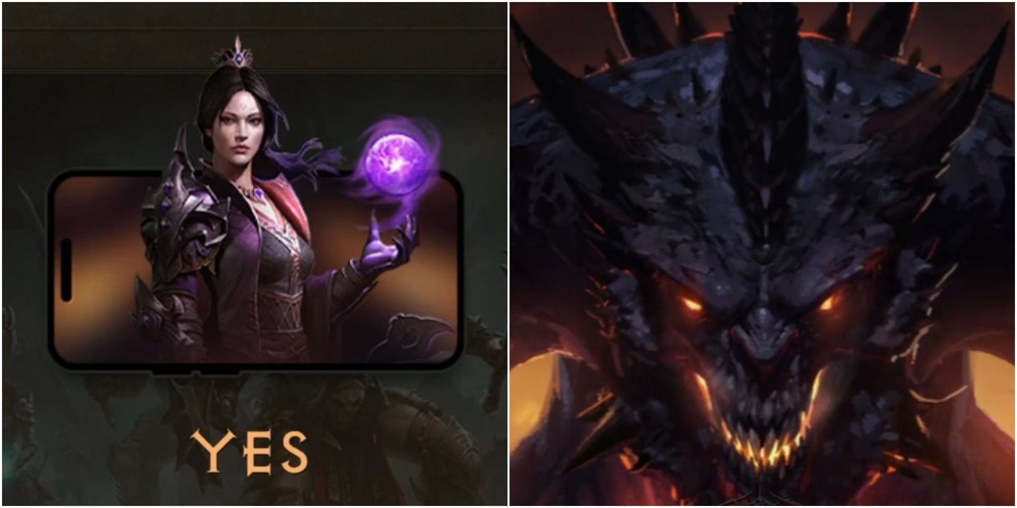 Diablo Immortal Cross Progression Collage