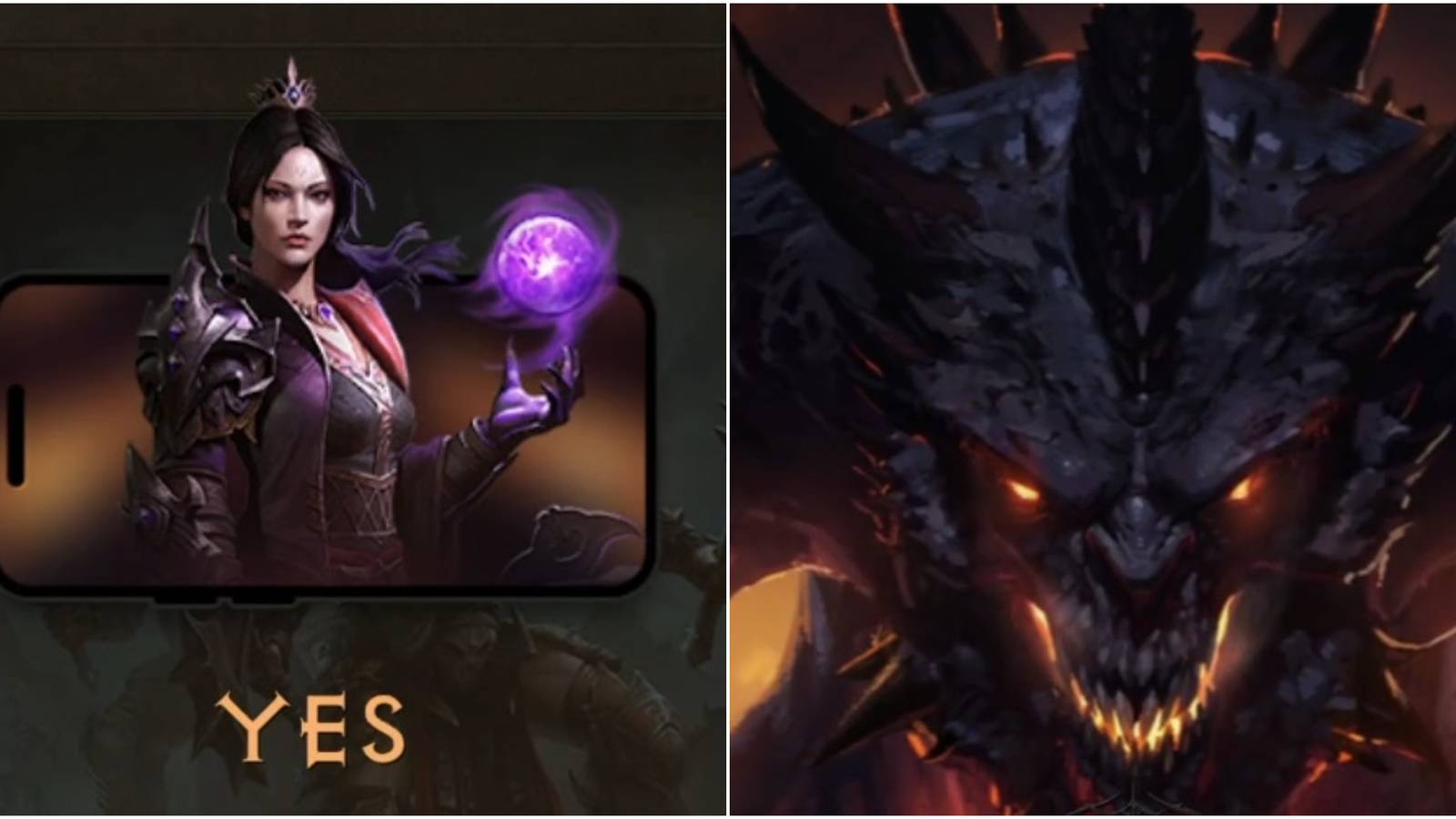 Diablo Immortal Cross Progression Collage