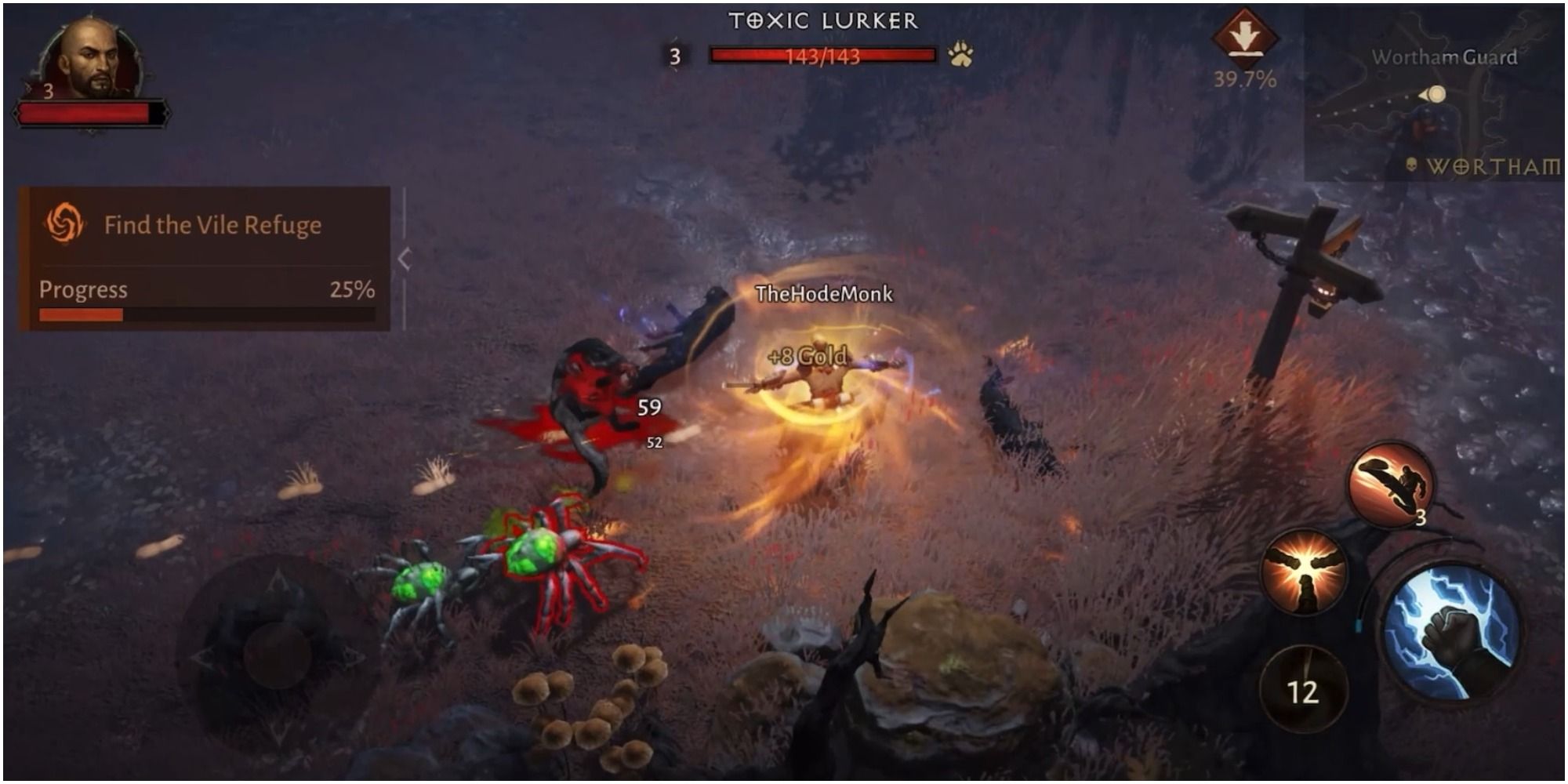 Diablo Immortal Getting A Final Blow With A Cyclone Strike