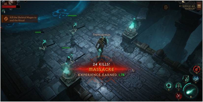 Diablo Immortal Getting An Experience Bonus For Killing Consecutive Enemies