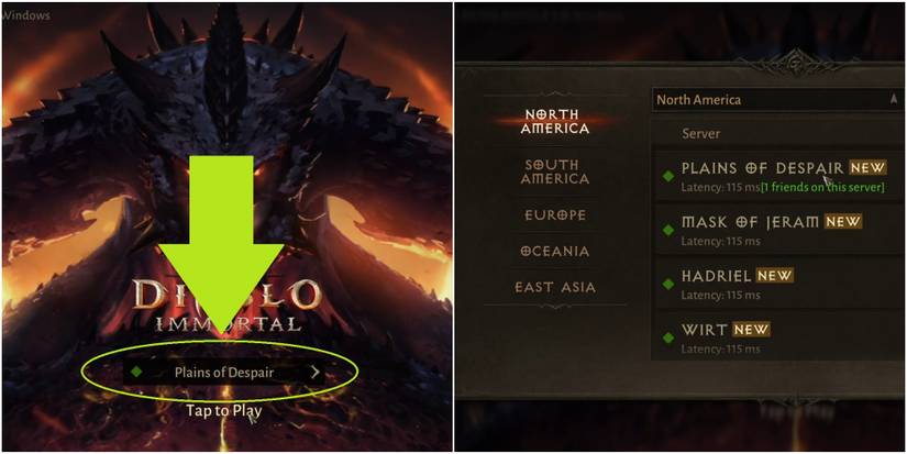 Diablo Immortal How To Change Servers