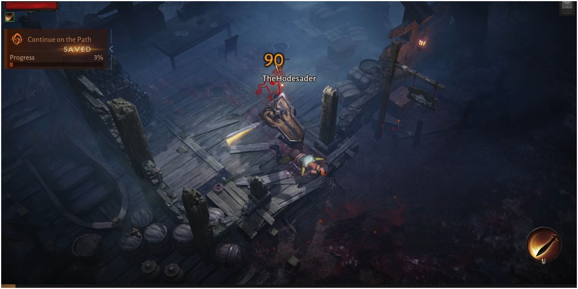 Diablo Immortal Killing A Zombie With Punish