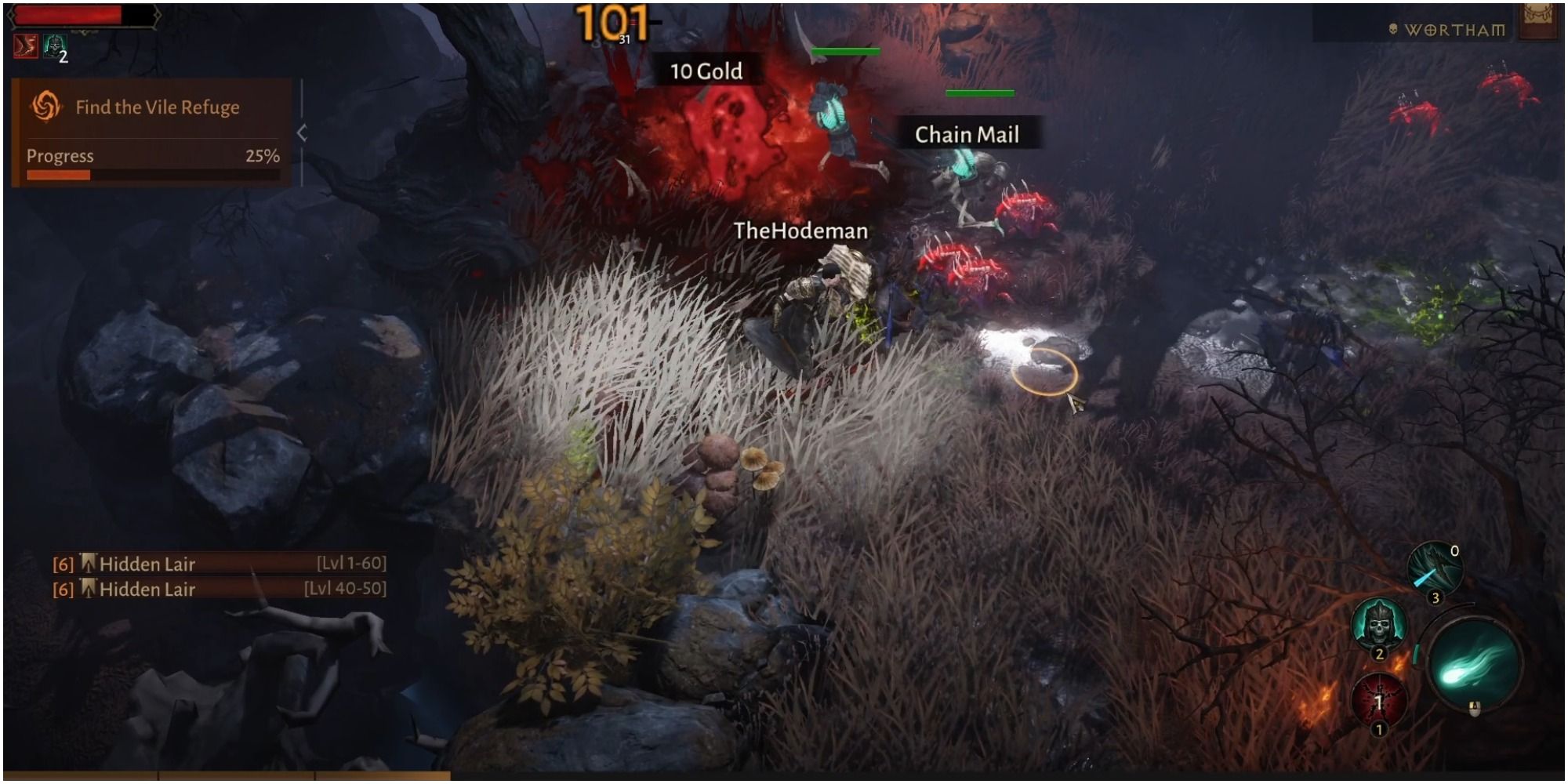 Diablo Immortal Killing Spiders With Corpse Explosion