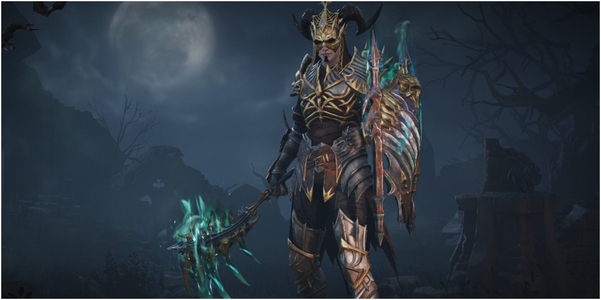 Diablo Immortal Necromancer In The Character Selection Screen
