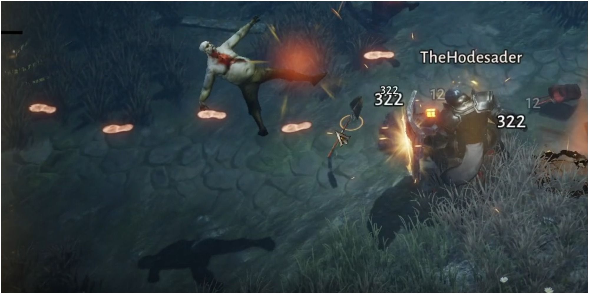 Diablo Immortal Sending A Zombie Flying With A Shield Bash From An Ultimate