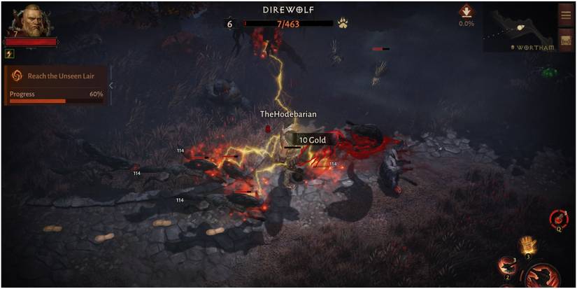 Diablo Immortal Shocking Enemies With A Conduit Buff