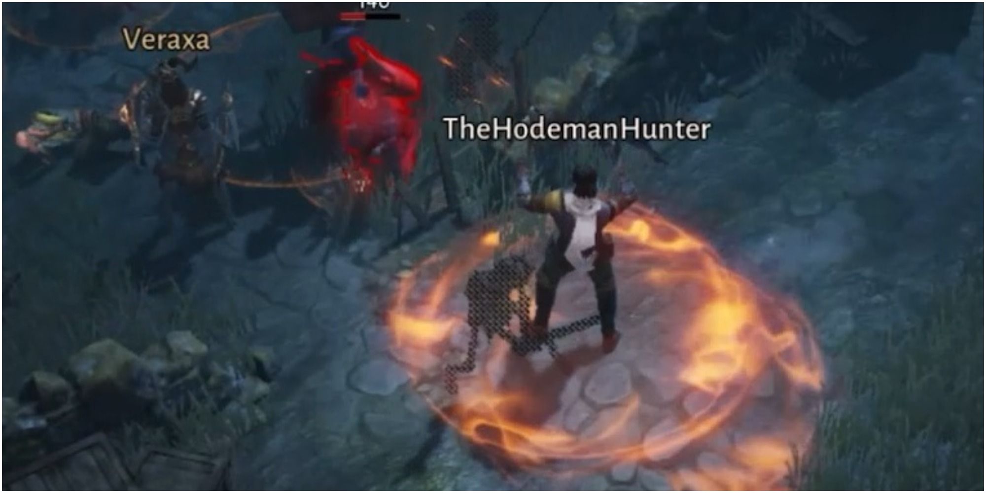 Diablo Immortal Using An Auto Attack Against A Grave Robber