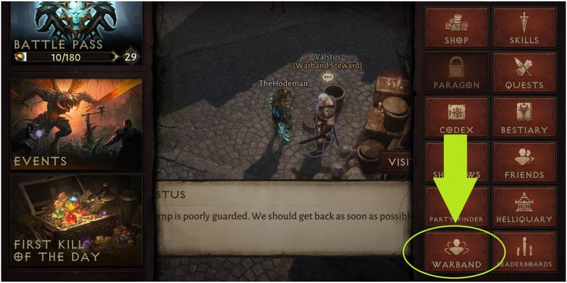 Diablo Immortal Where To Start Or Create A Warband