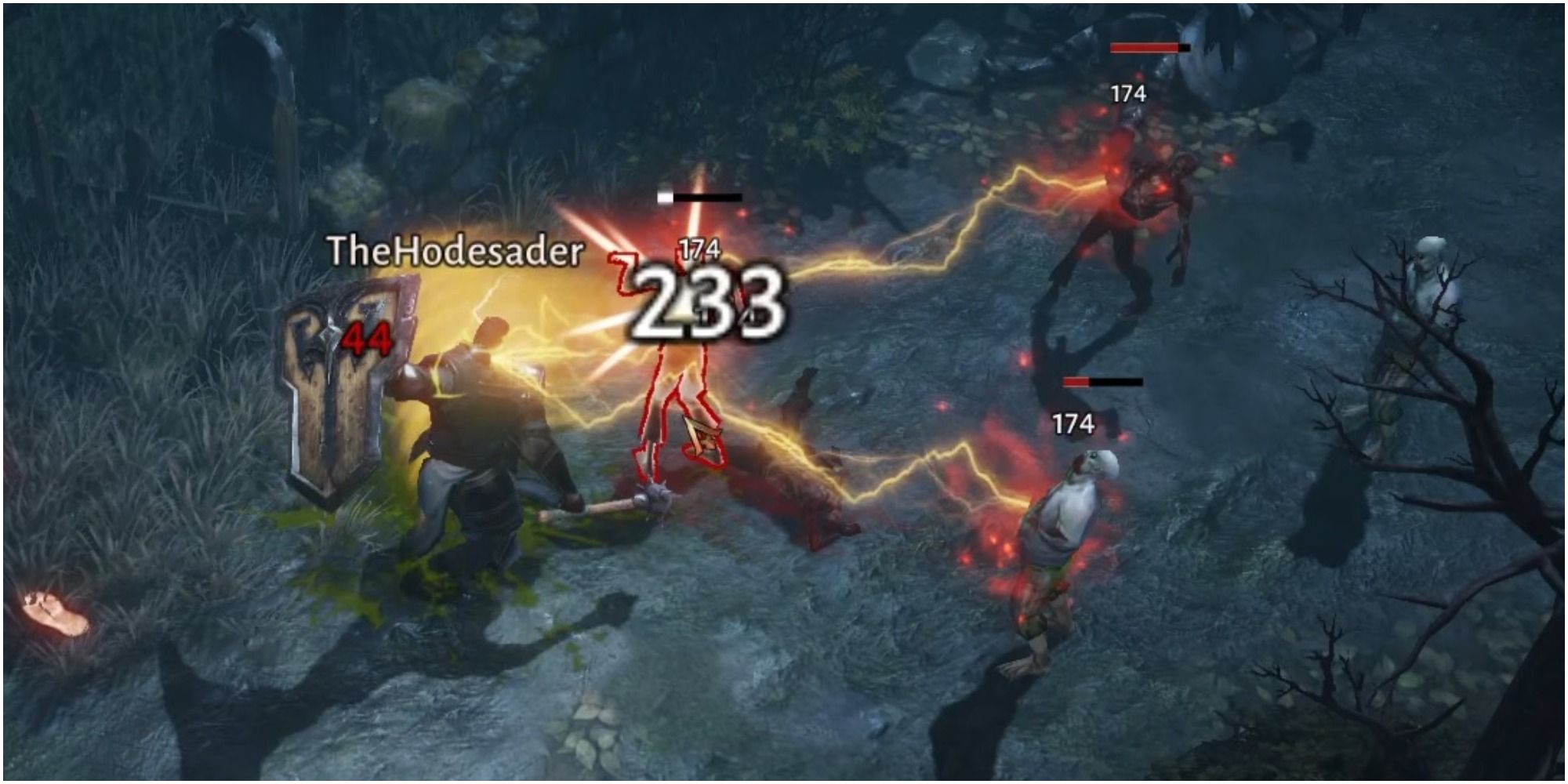 Diablo Immortal Getting A Critical Strike With A Melee Swing