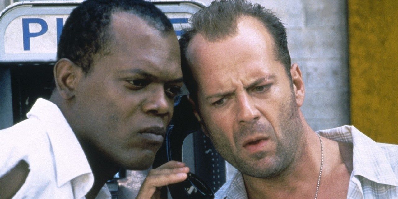 Zeus Carver a nd John McClane in Die Hard With A Vengeance