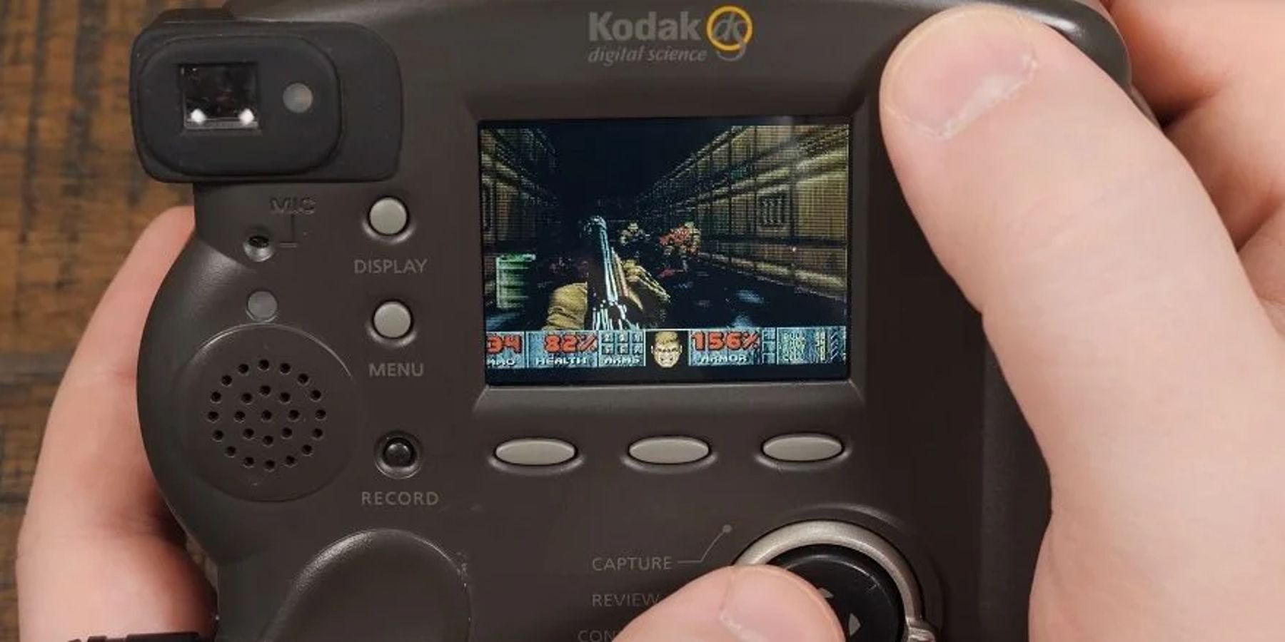 Playing Doom on a Kodak camera