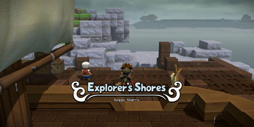 Dragon Quest Builders 2 - Explorers Shores Titlecard