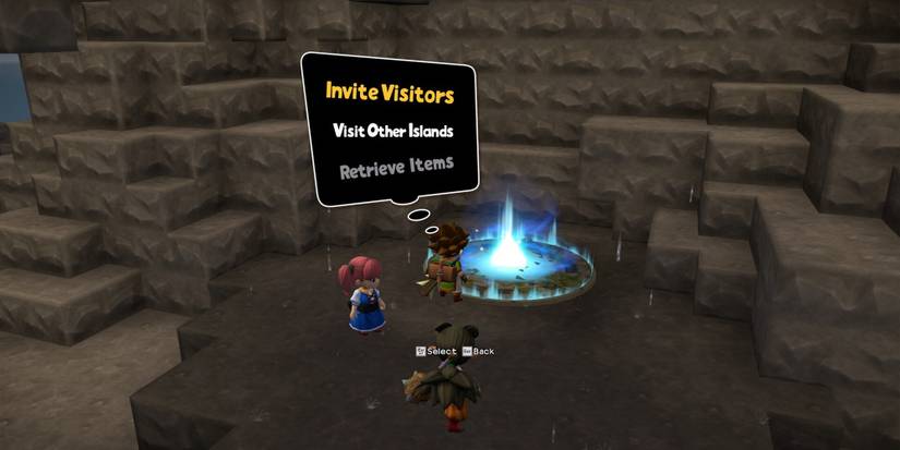 Dragon Quest Builders II - What The Teleportal That Interacts with Multiplayer Looks Like