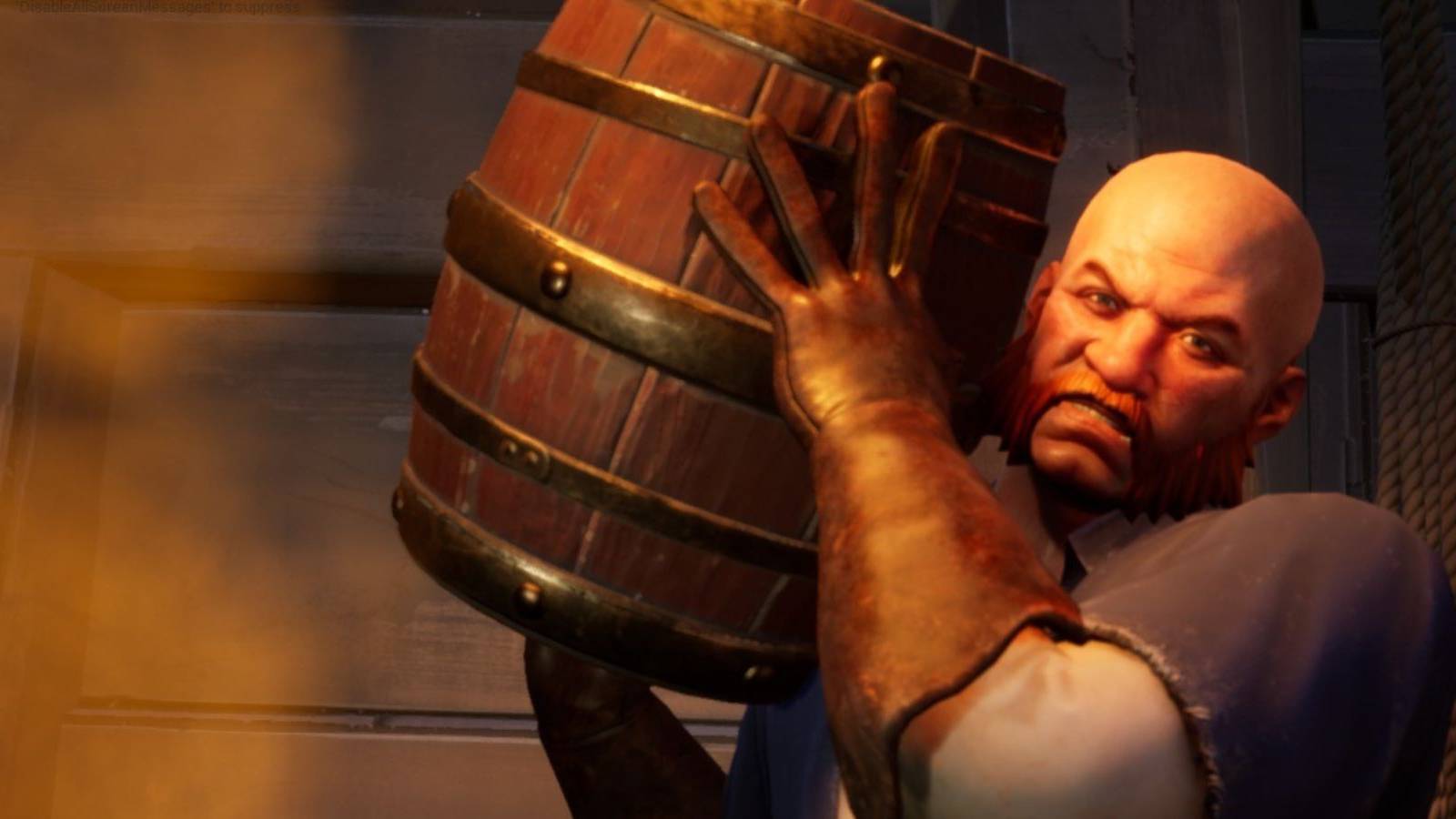 Dread Hunger carrying a Powder Keg