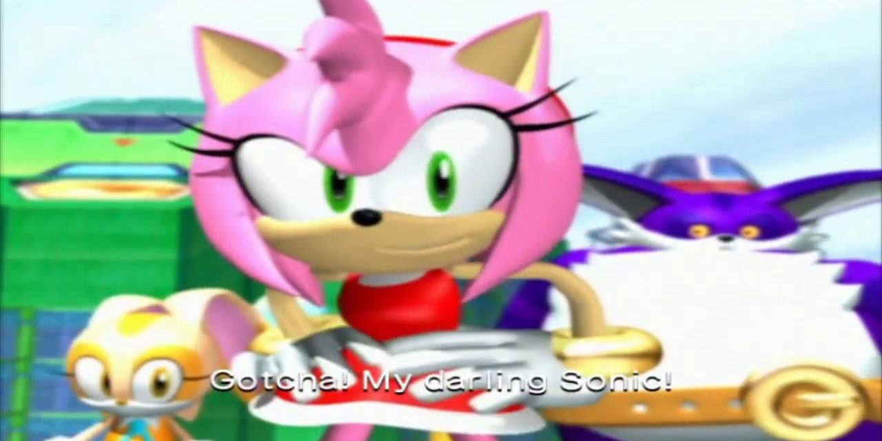 Dumb Amy Rose Moments- Sonic Heroes Boss Fight Cream the Rabbit Big the Cat