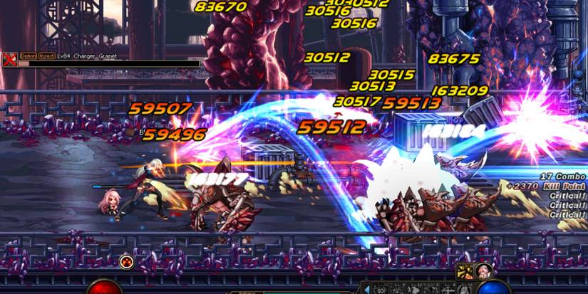 Dungeon-Fighter-Online---dealing damage