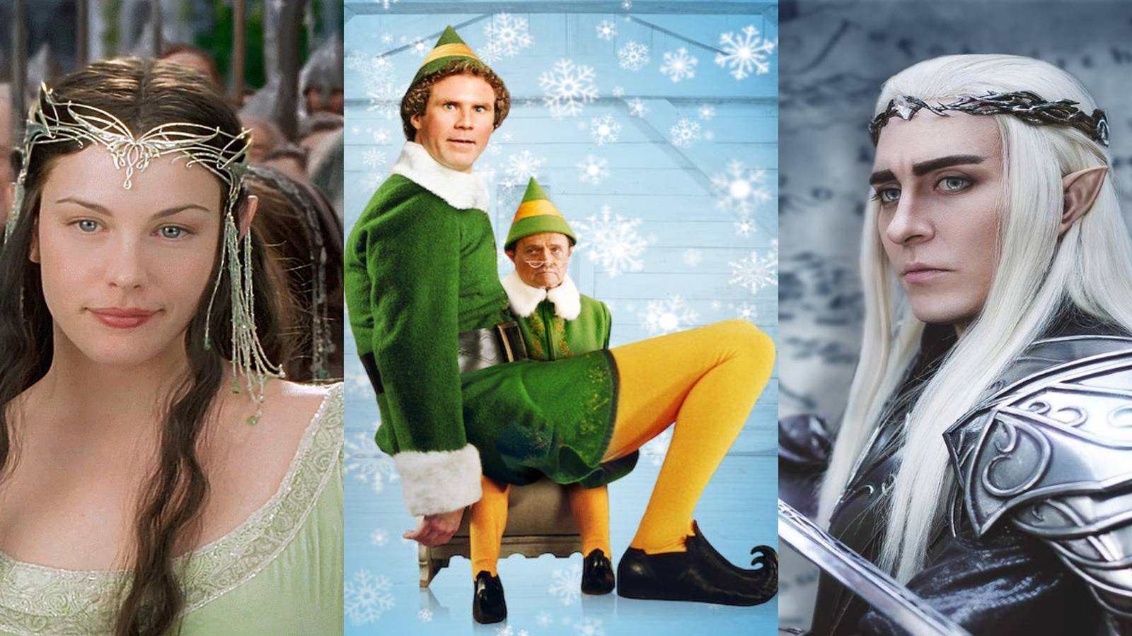 Elves spilt image Arwen  Thurandil