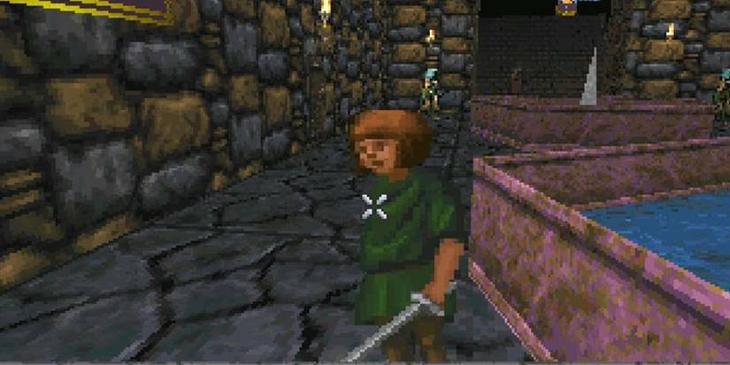 Encountering an enemy in Daggerfall