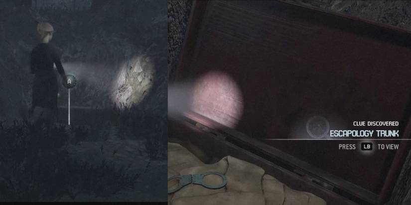 Escapology Trunk clue in the quarry