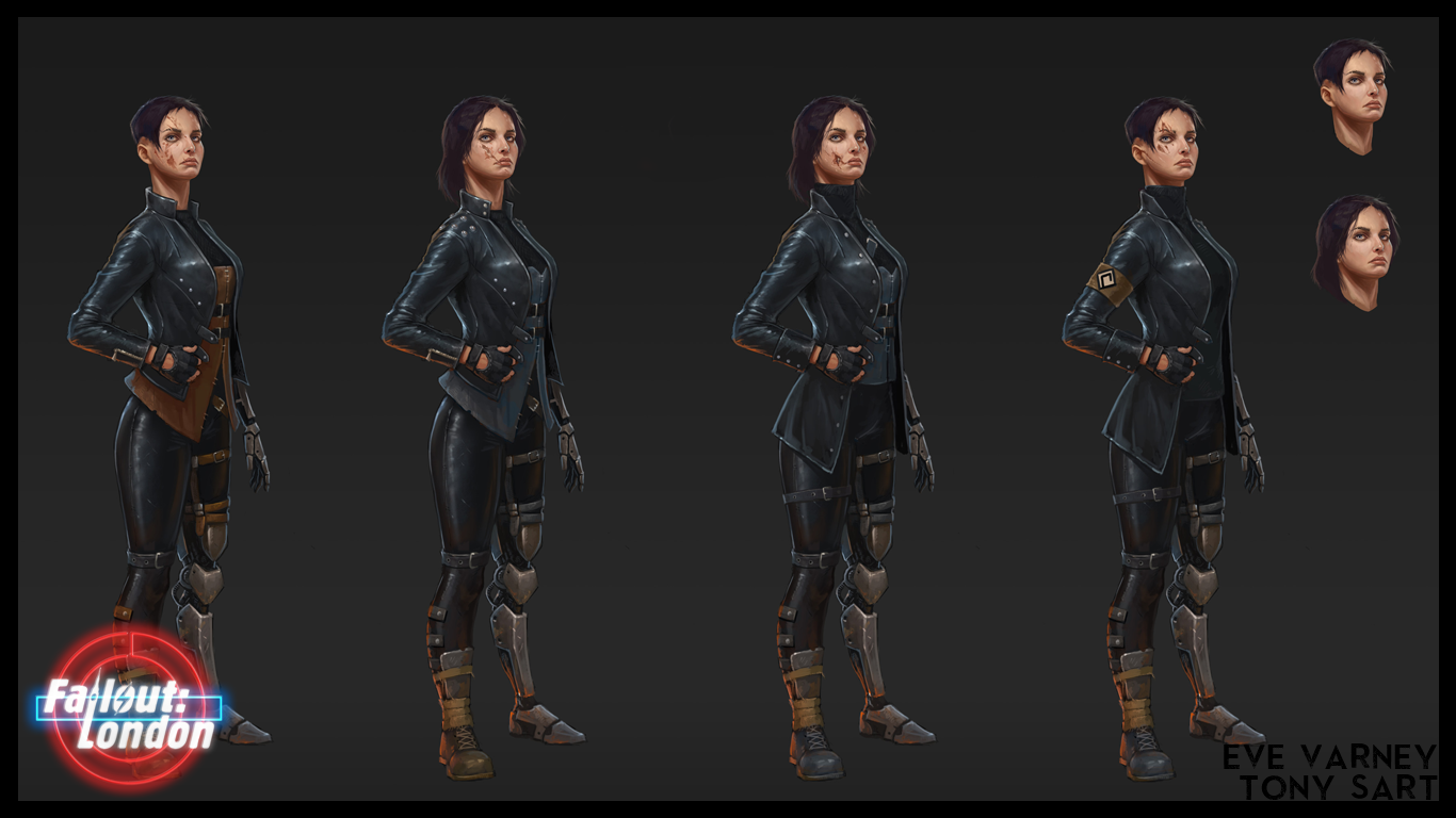 Fallout London Mod Eve Varney Concept Art 5th Column