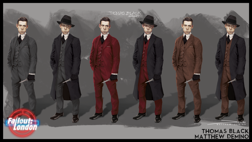 Fallout London Mod Thomas Black Concept art Isle of Dogs Syndicate