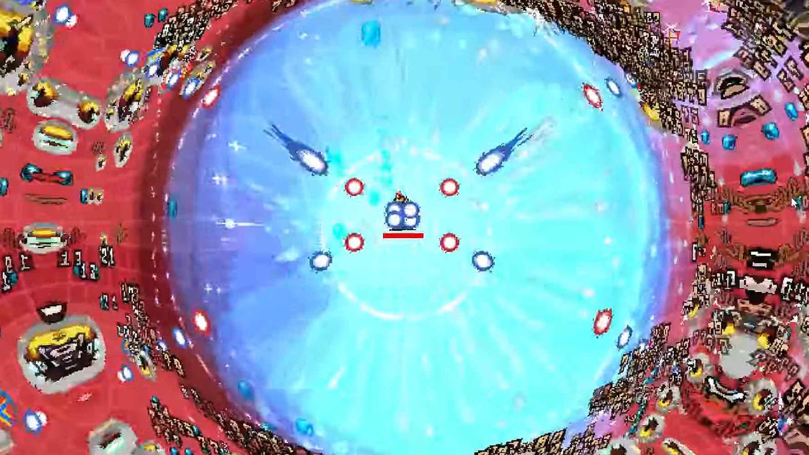 Poppea about to enter The Hidden Ground in Vampire Survivors