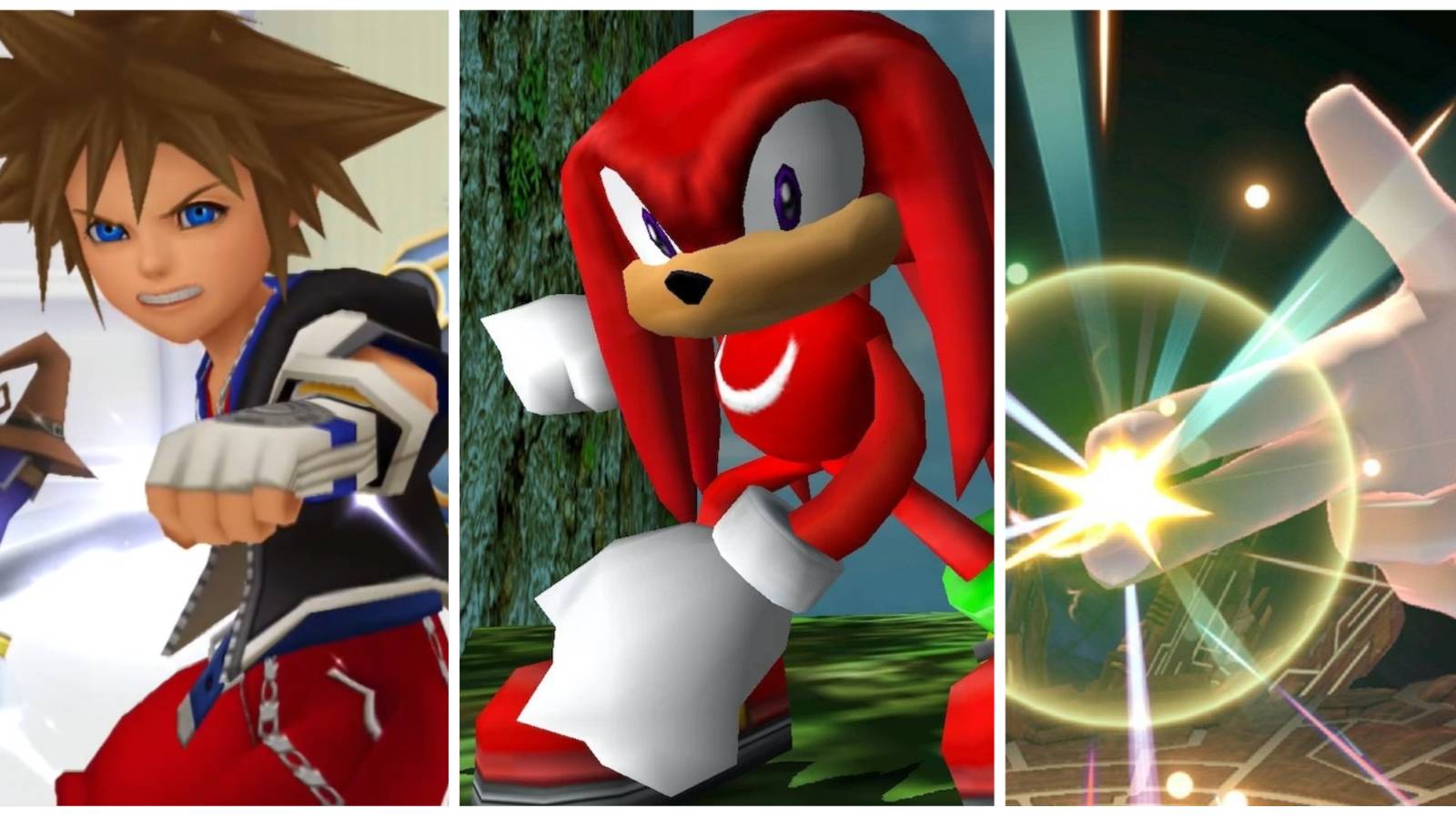 Sora, Knuckles, and Master Hand for iconic gloves article