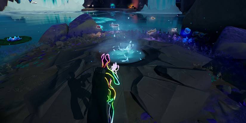 Fortnite - Looking At One Of The Geysers In Reality Falls