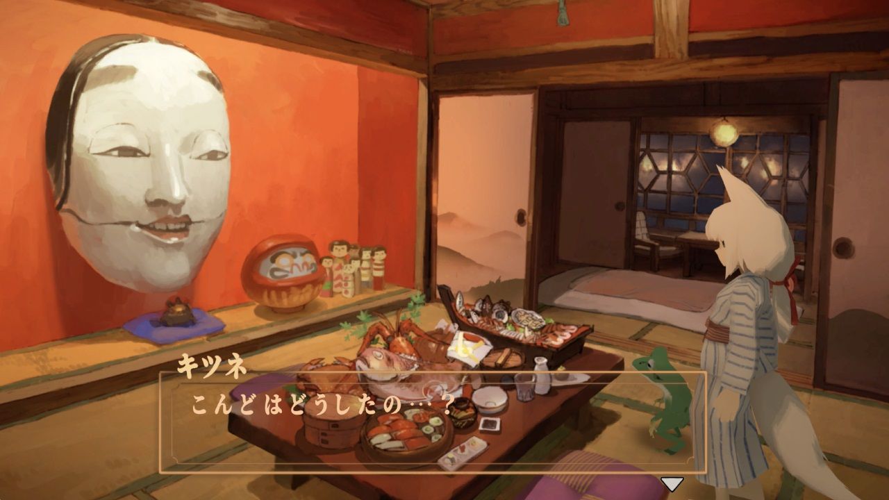 Fox and Frog Travelers: The Demon of Adashino Island gameplay footage