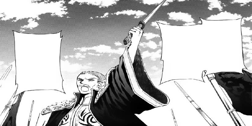 Image of General Kan Soo-Jin leading his army in the Yona of the Dawn manga