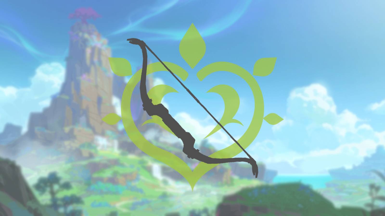 Genshin Impact - Dendro bow