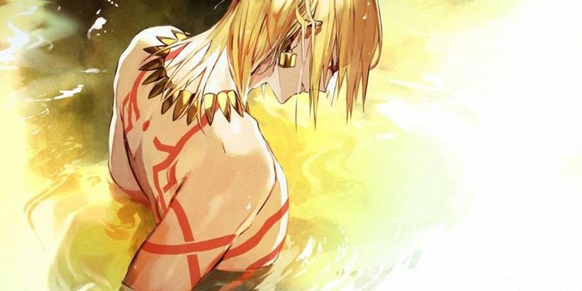 Gilgamesh bathing before losing immortality