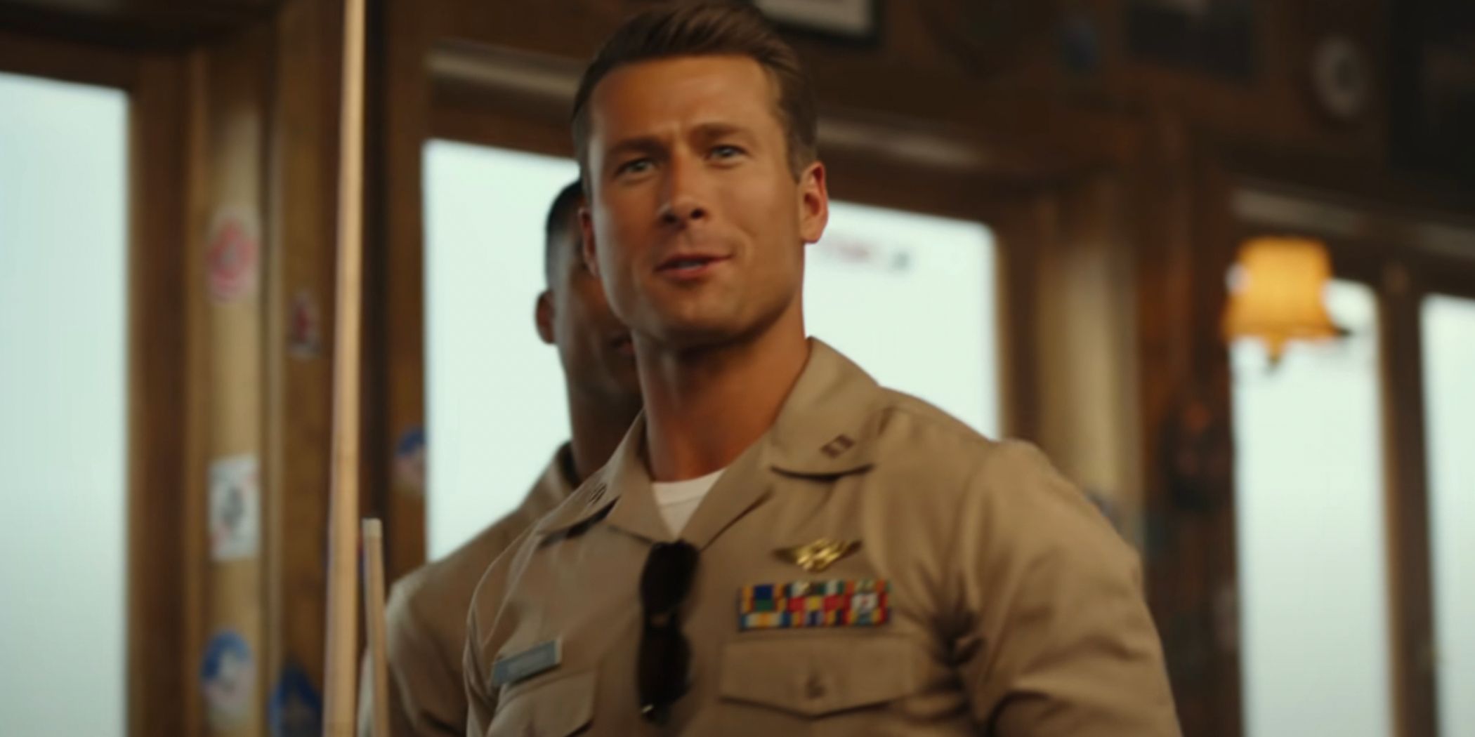 Glen Powell in Top Gun Maverick