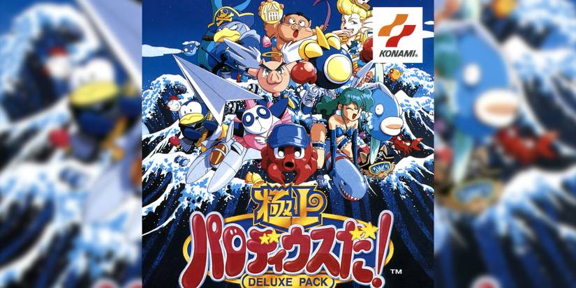 Image Showing The Cover Of A Parodius Double Pack Collection