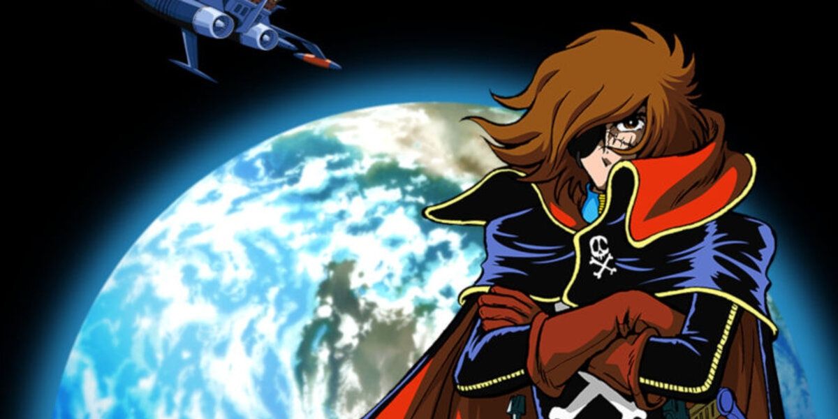 Good Scifi Anime Better Manga- Captain Harlock