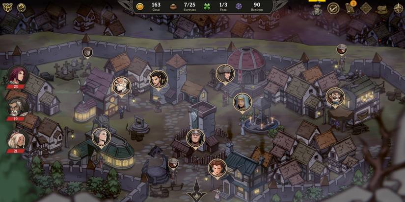 Gordian Quest - The map