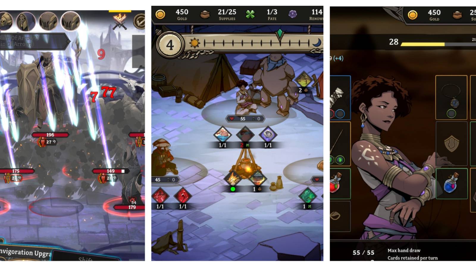 Gordian Quest - 3 joined images