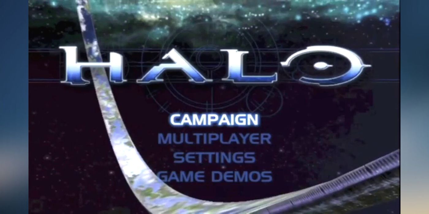 Halo Combat Evolved Title Start Screen