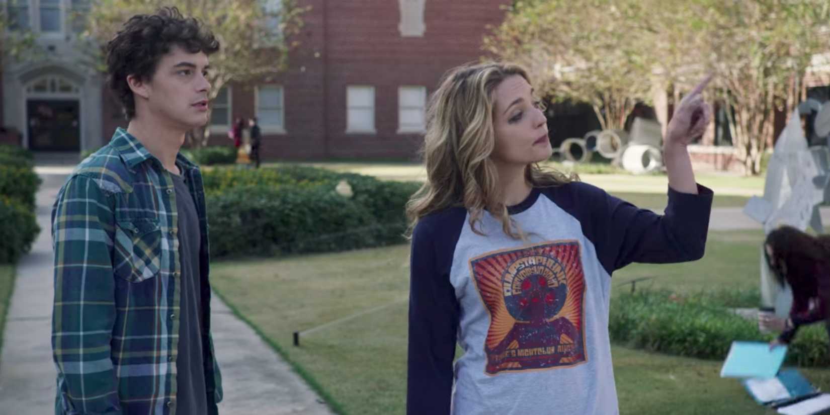 Carter (Israel Broussard) and Tree (Jessica Rothe) in Happy Death Day