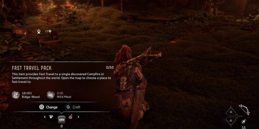 Horizon Forbidden West Craft