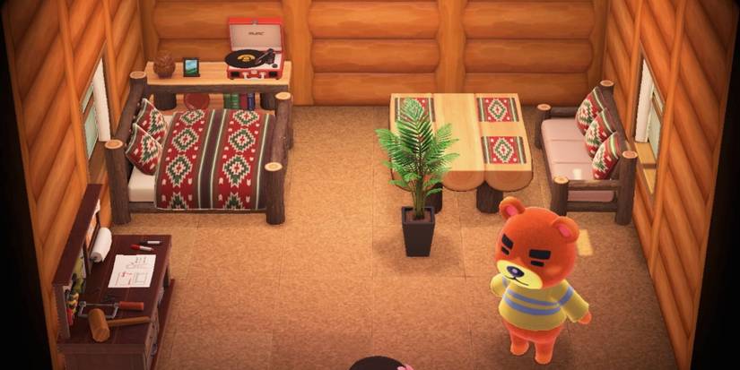 Teddy's House in ACNH Animal Crossing: New Horizons