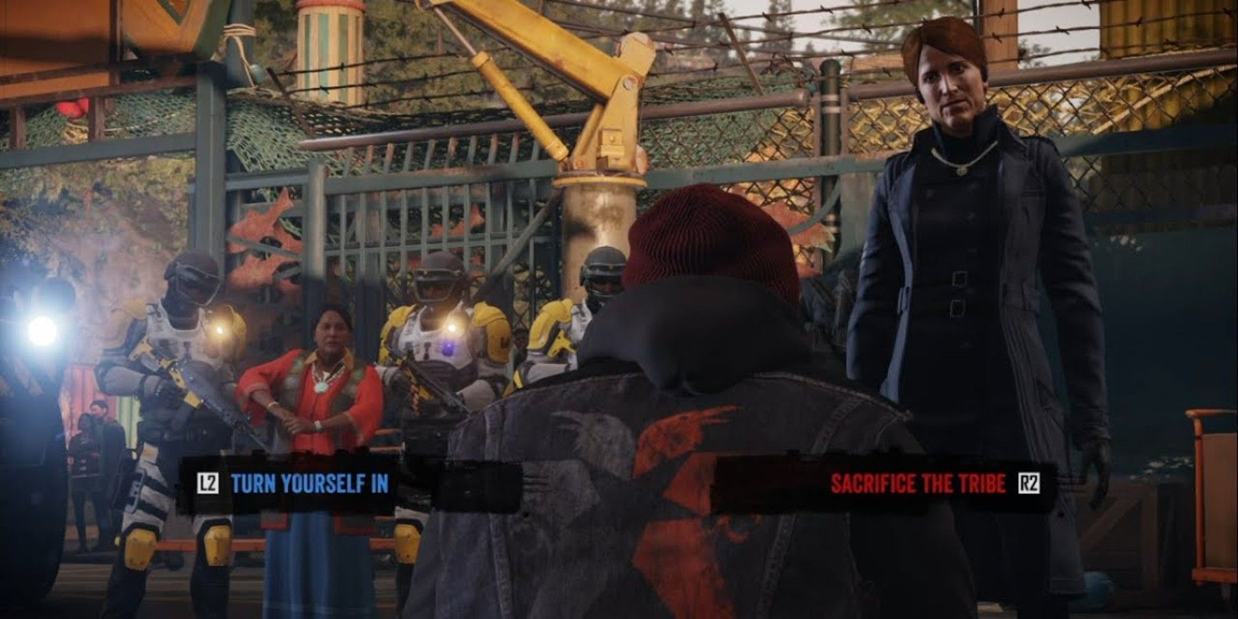 Infamous Second Son: Should You Turn Yourself in Or Sacrifice the Tribe