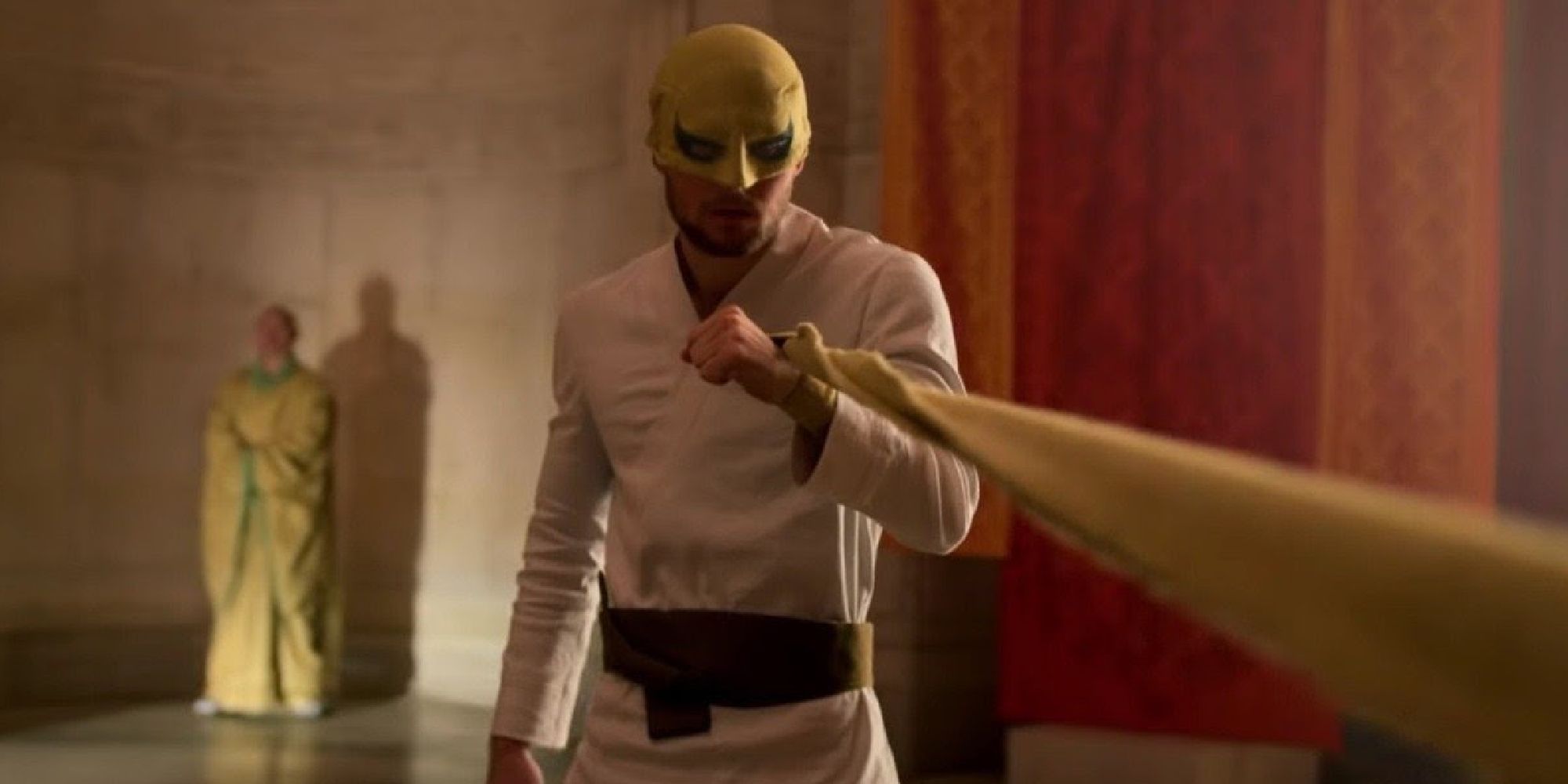 Danny Rand wearing the classic Iron Fist headband in season 2 of Iron Fist