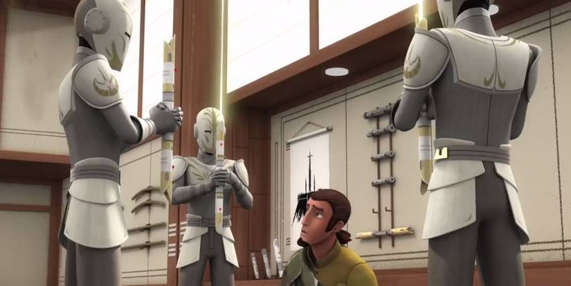 Jedi Temple Guards and Kanan Jarrus in Star Wars Rebels