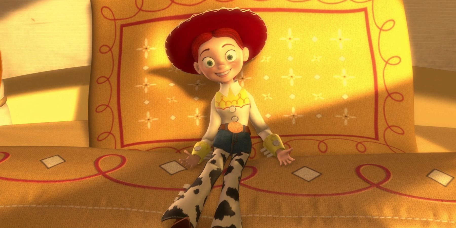 Jessie in Emily's Room in Toy Story