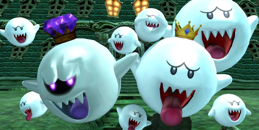 King Boo Looks mario and luigi's mansion